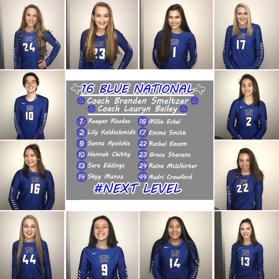 TAV Houston Volleyball Club 16 Blue SportsRecruits