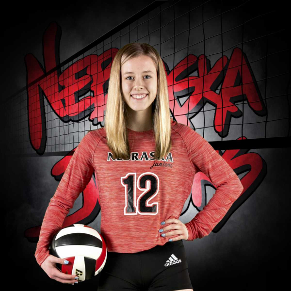 Nebraska Juniors Girls Volleyball 16 White SportsRecruits